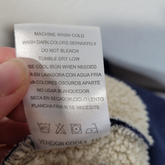 Mens Lee Faux Sherpa lined Heavy weight Thermal Waffle knit Henley Size XXL - Picture 7 of 7